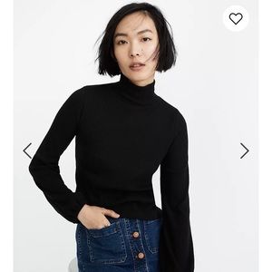 Madewell Bubble Sleeve Swing Turtleneck